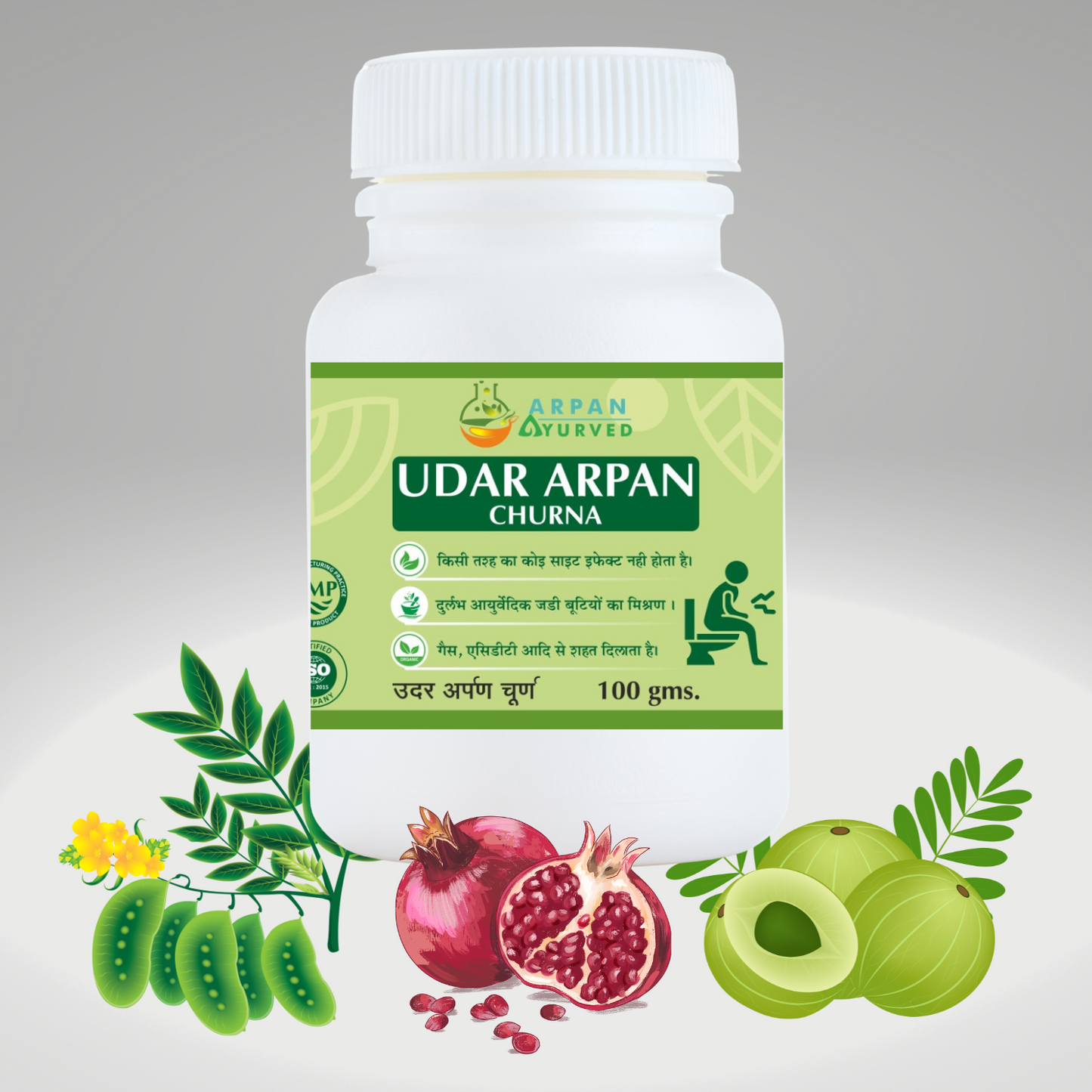 UDAR ARPAN CHURNA | Ayurvedic Laxative for Constipation & Indigestion | PACK OF 3