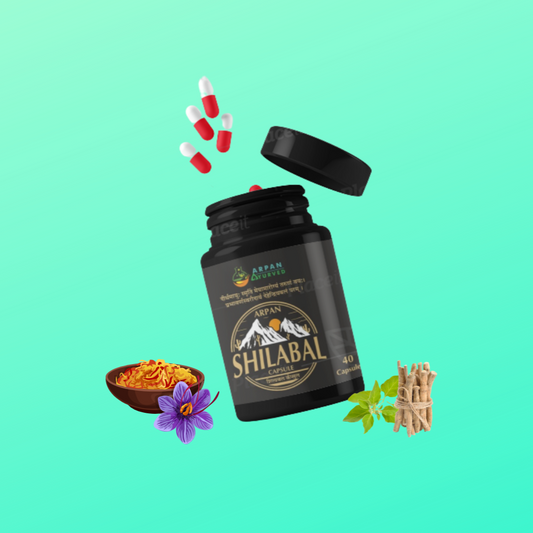 Shilabal Cap                                                                                                                          100% Pure Shilajit with Kesar and Aloevera Increase Strength | Energy Booster | Muscle Growth | 500 mg | 60 Capsules